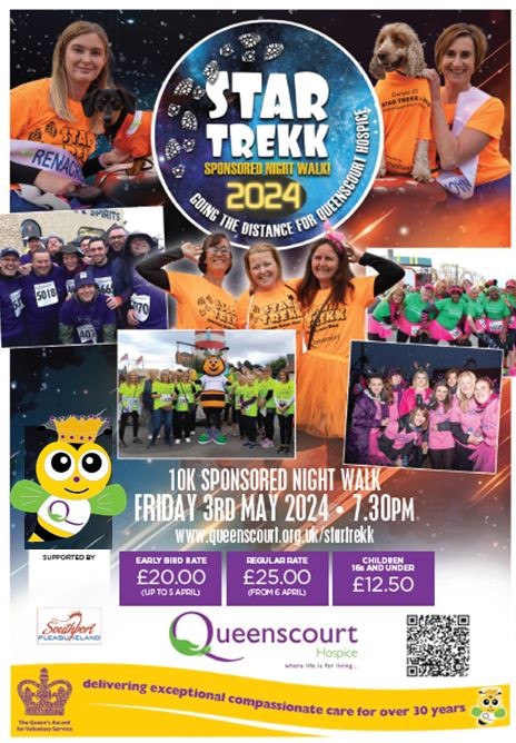 STAR TREKK 2024 - Register Now And Support Queenscourt Hospice