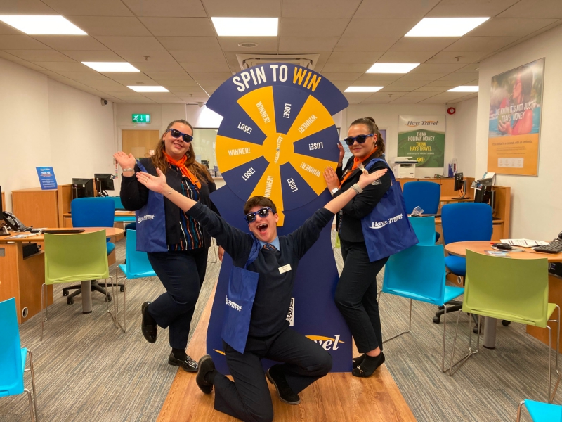 Hays Travel invites customers to 'spin it to win it' in Big Wheel challenge