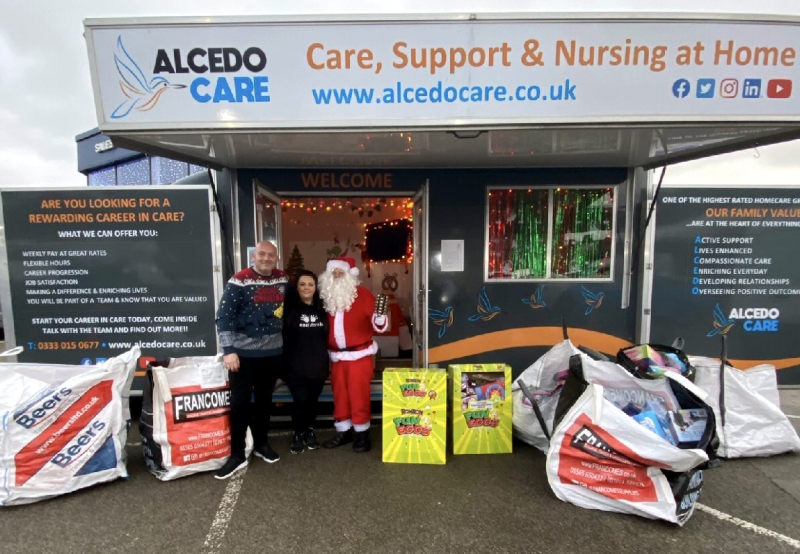 Southport's Alcedo Care donates £4K to 2 children's charities