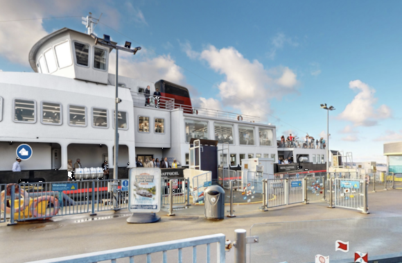 Sail into the future in style with super-realistic virtual tour of the new Mersey Ferry