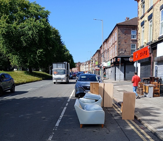 Shop owner fined for blocking highway with furniture