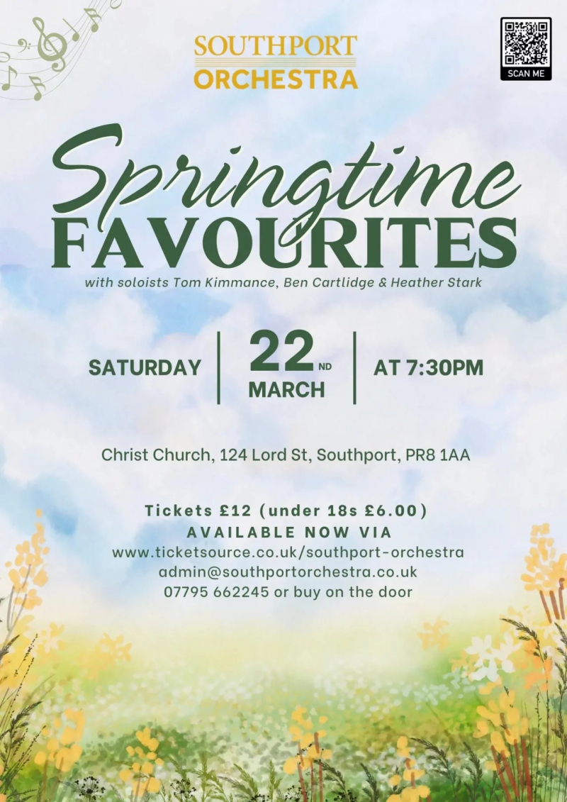 Join the Southport Orchestra for a fantastic concert called:- 