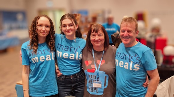 Family across 3 generations knit 6,500 chocolate 'hats' to raise over £35,000 for Mary's Meals