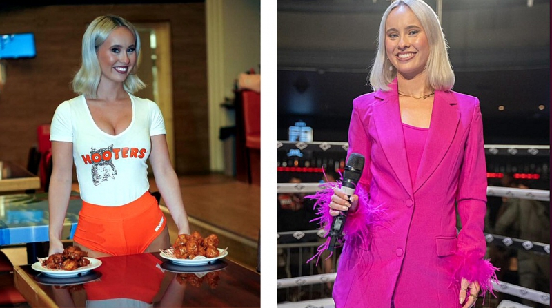 Hooters Supervisor Annie Ousalice has become UK's 1st licensed female boxing MC!