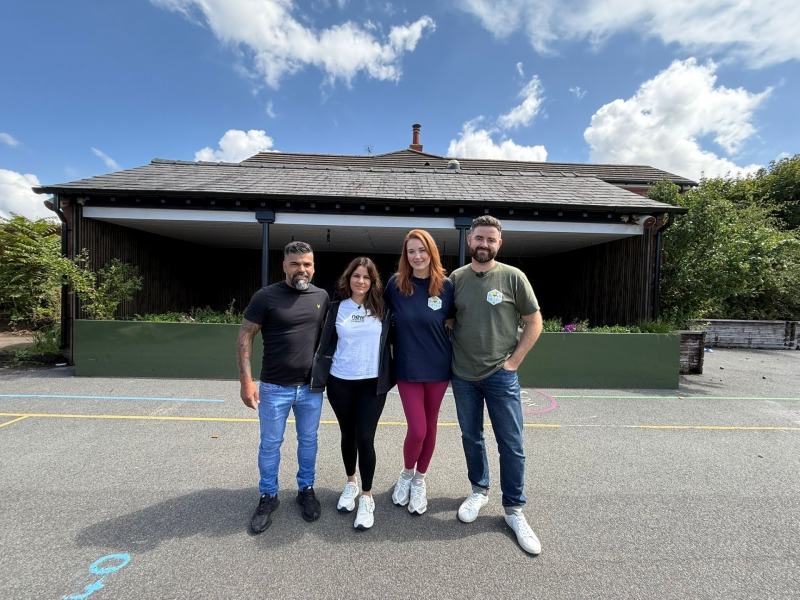 1st spade in the ground as building begins on Churchtown Playground project