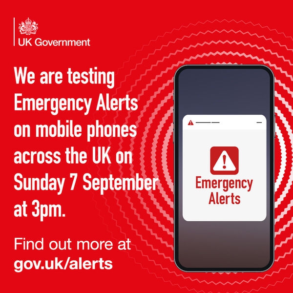 UK Government to test the Emergency Alert System