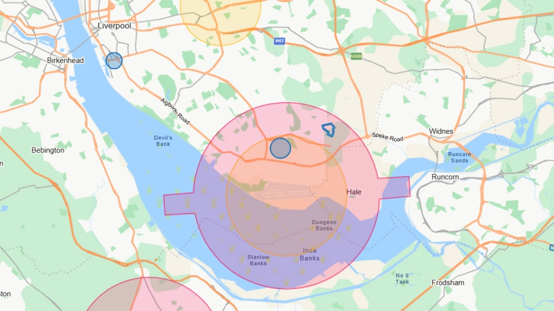 Do not fly drones or paramotors near airfields
