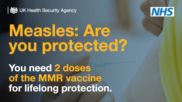 Protect your children:- parents urged to vaccinate children during summer holidays as measles continues to spread in the North West