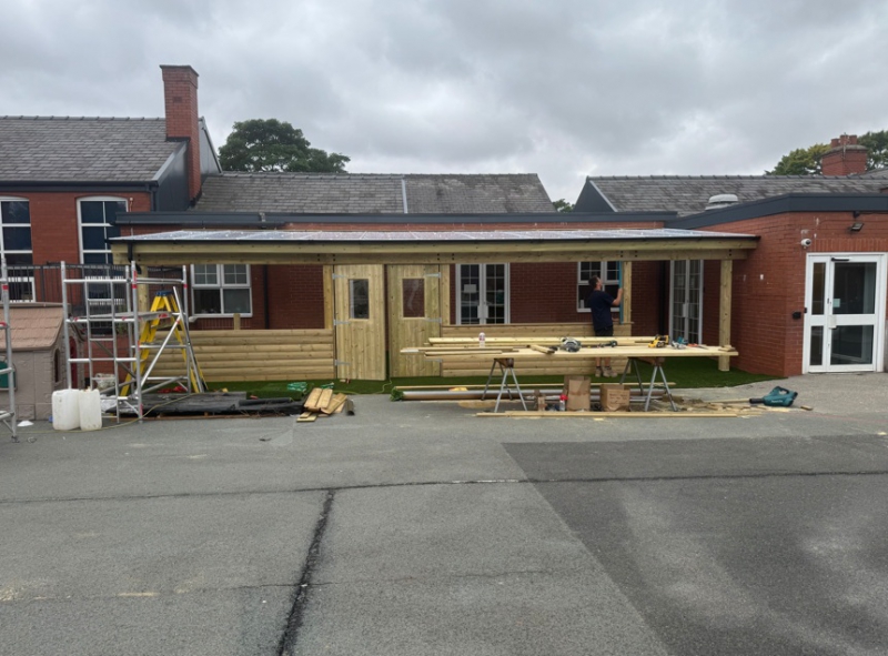 Churchtown Playground construction hits halfway point in exciting milestone