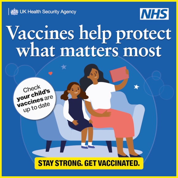 Almost 1 in 5 children starting primary school in the North West are not fully protected against serious diseases