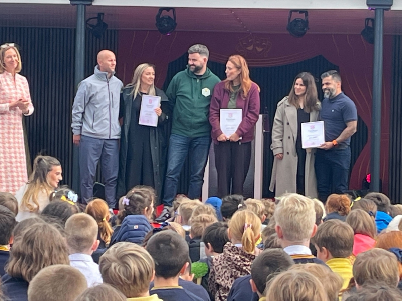 Celebrity guests perform at Churchtown Playground official opening celebration  