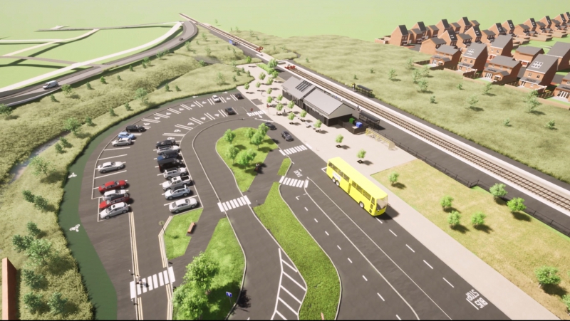 Major engineering work as part of new station construction will mean Kirkby line closure