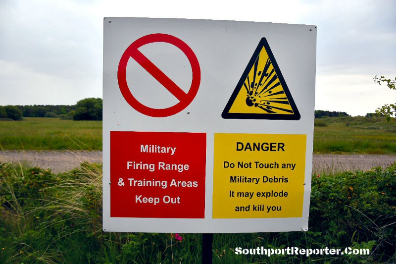 Live Firing Notification - Altcar Training Camp Activity for February 2026