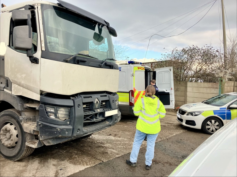 Arrest made and vehicle seized in waste investigation in Merseyside