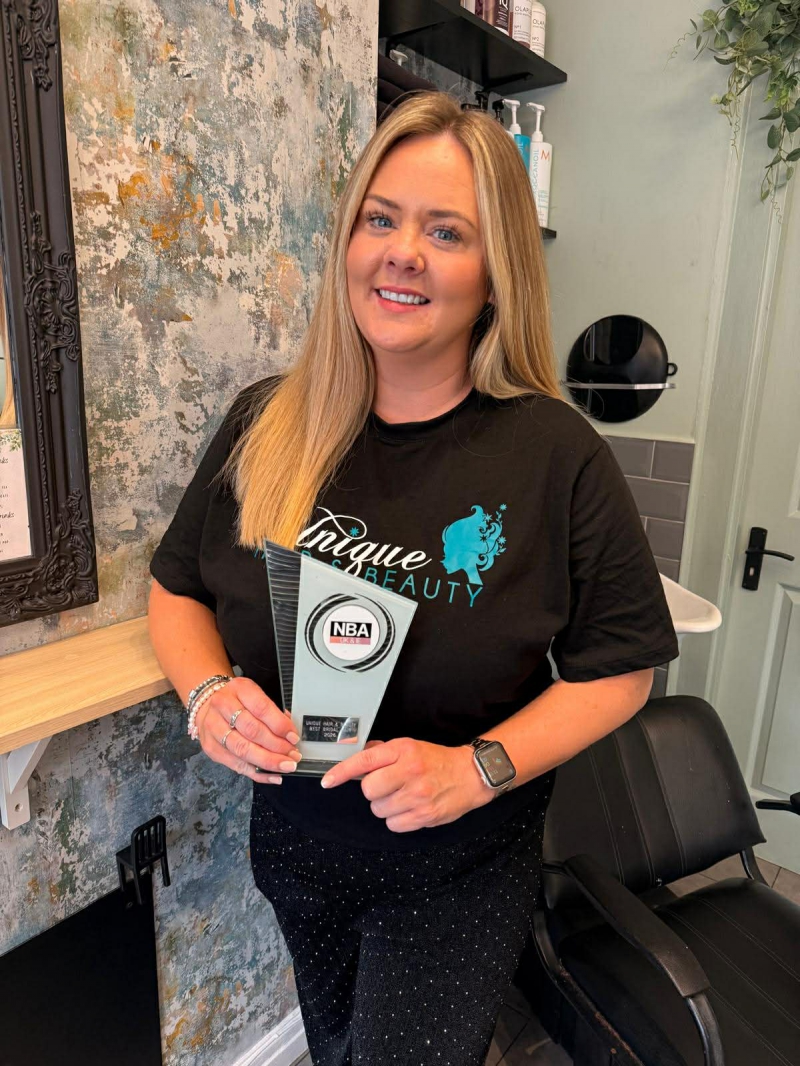 Southport hairdresser celebrates winning Best Bridal Hairdresser at 'emotional and unforgettable' awards