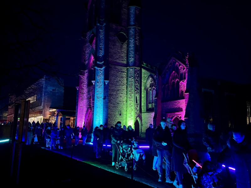 Lightport in Southport sees families give their verdict on 'fabulous’, ‘mesmerising’ and ‘beautiful' new event