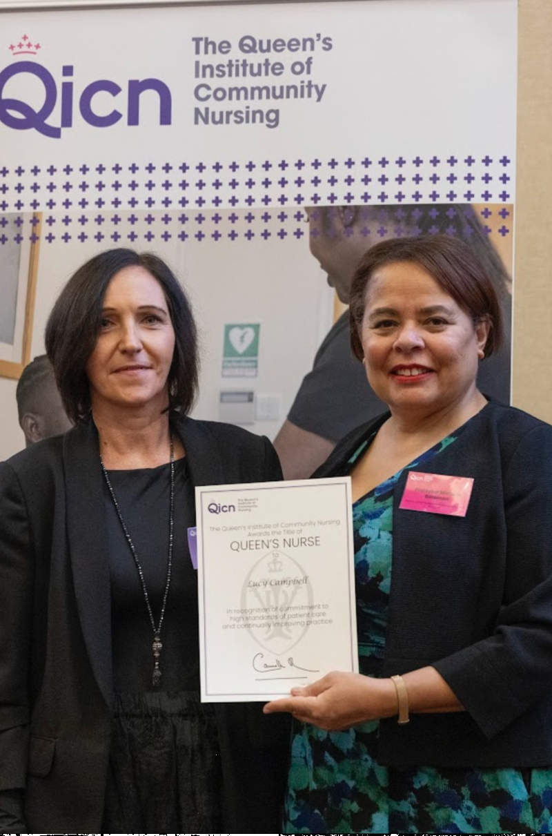 Local mental health Nurse awarded prestigious Queen’s Nurse title