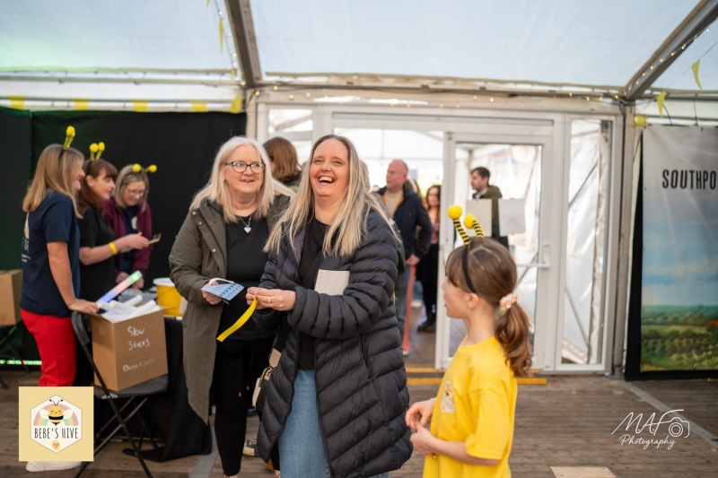 Families raise over £7,000 for Bebe's Hive at Comedy Bingo event in Southport