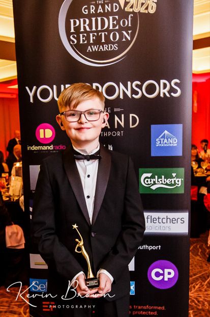 'Kind and determined' Southport boy Llewyn raised £1,000 for friend Elsie as he wins Sefton Child Of Courage Award