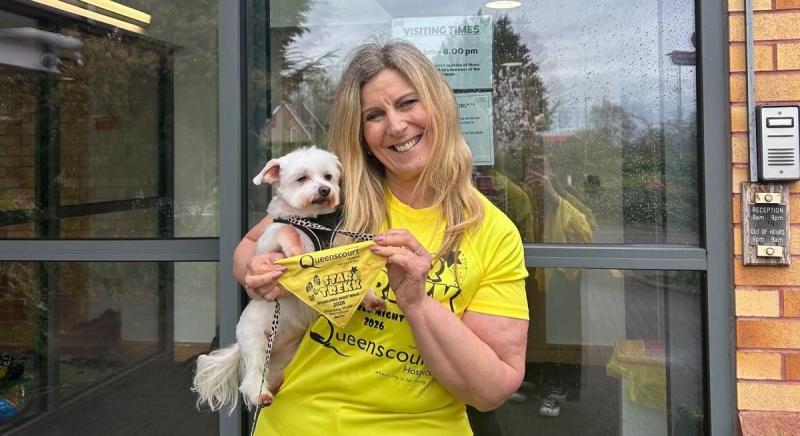Pawfect look for pets at Star Trekk walk for Queenscourt as they wear branded bandanas for 1st time