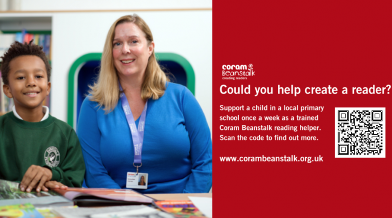 National charity calls for volunteers to help children with reading in local school