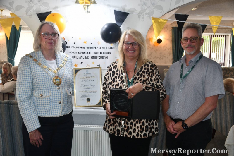 Special Recognition Award Presented to Karen Berry for Outstanding Contribution to Independent retirement Living