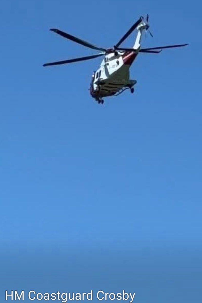 HM Coastguard Crosby on Bank Holiday Sunday