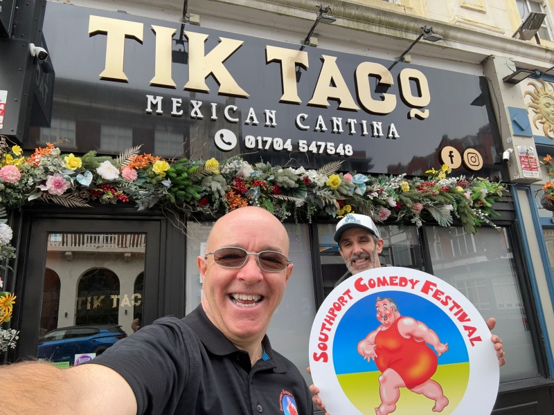 Award-winning Tik Taco brings Mexican sunshine to 2026 Southport Comedy Festival in association with Halliwell Jones Kia