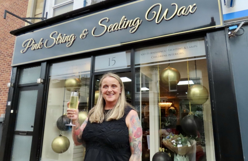 New Pink String & Ceiling Wax shop enjoys warm welcome from shoppers as it opens in Southport
