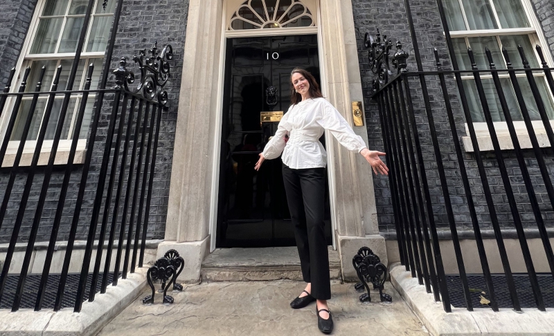 Art Ease CIC founder Emmy Porter invited to Chancellor’s small businesses celebration at 11 Downing Street 