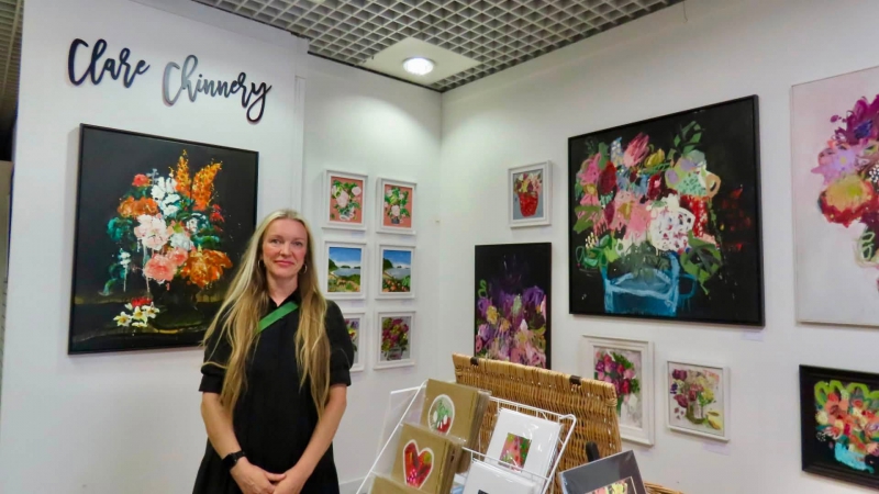 100 artists' works on display at Wayfarers Contemporary Art Fair tees off in Southport