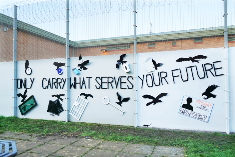 Learners create permanent steel artwork at entrance of Merseyside prison