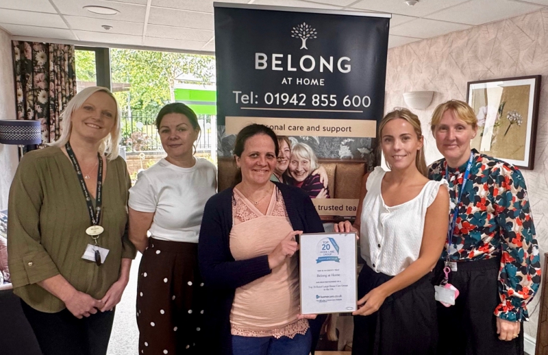 Belong at Home Southport Retains Top Carers Crown 