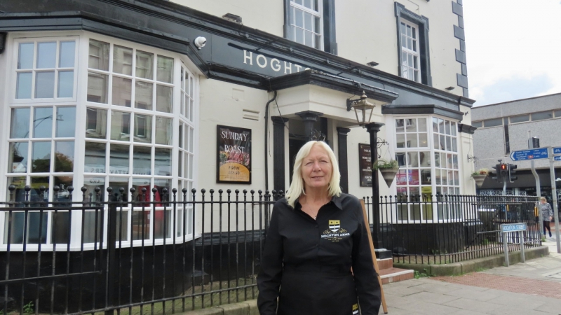 Diners can see lunch waiting as they walk in to enjoy 1 of Southport's most historic pubs