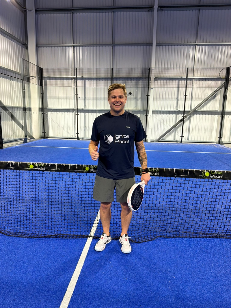 A Wirral plasterer is taking on a 24-hour Padel Challenge in memory of his son who was stillborn