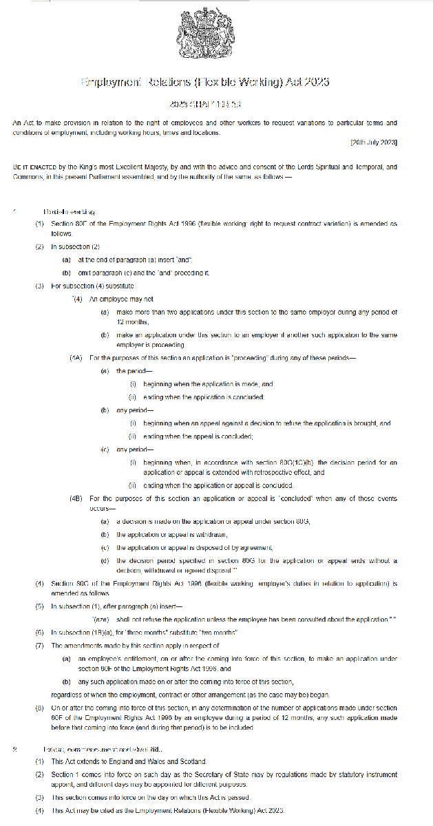 70% North West employees are unaware of new day 1 right to request flexible working
