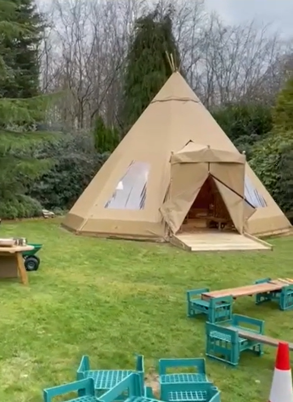 Knowsley nursery launches tipi classroom