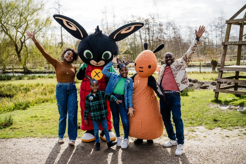 Children’s TV favourites Bing and Flop at WWT Martin Mere Wetland Centre