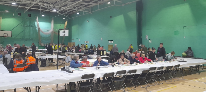 Tonight we are at the Sefton North Count in Southport 