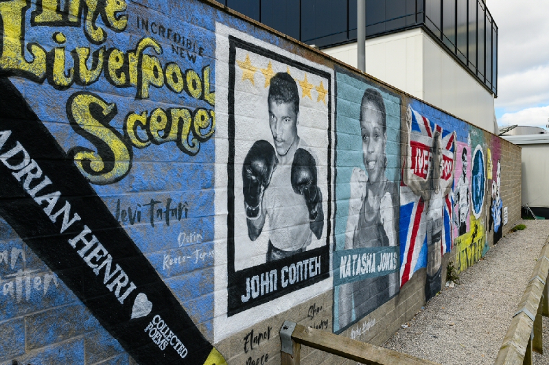 New mural on Liverpool waterfront celebrates city’s culture