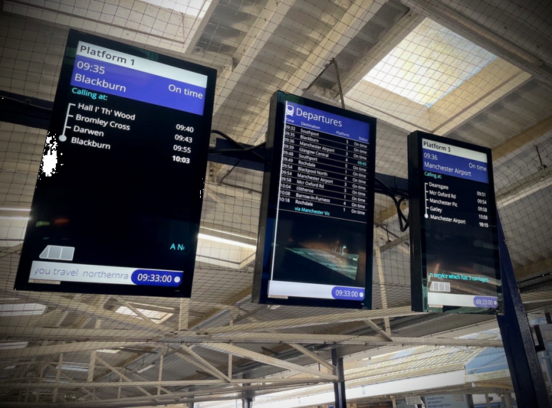 New and improved information screens across Northern network
