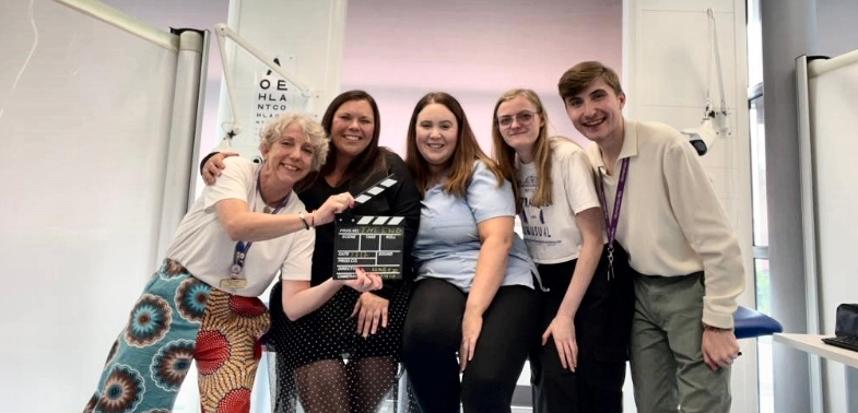 Students make video guides to encourage patients with learning disabilities to attend health checks 