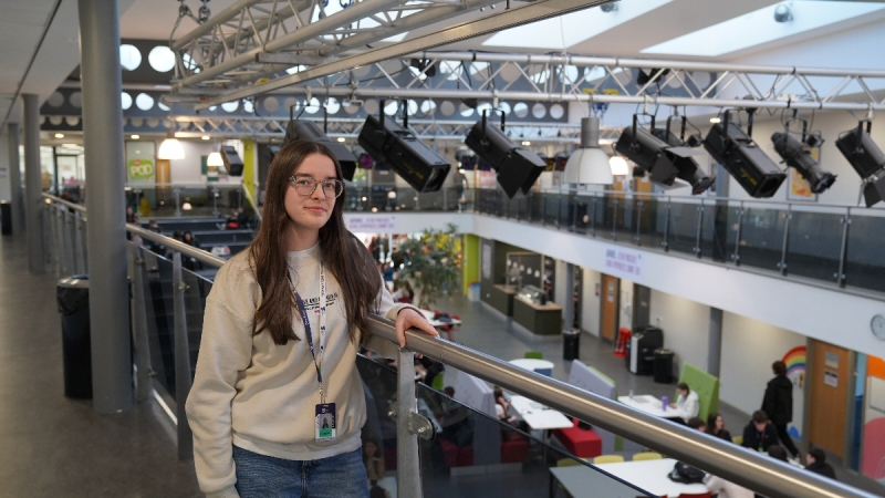 Sefton Sixth Form College Student celebrates Cambridge Offer.