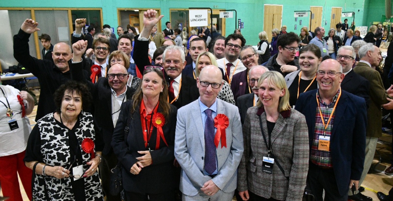 Historic win for Labour in Southport and the nation turns red