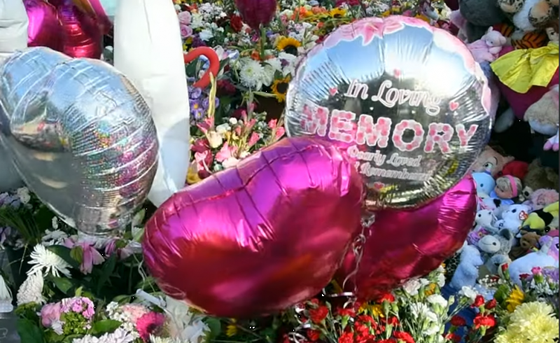 Southport's floral tributes to:- Elsie, Alice, Bebe