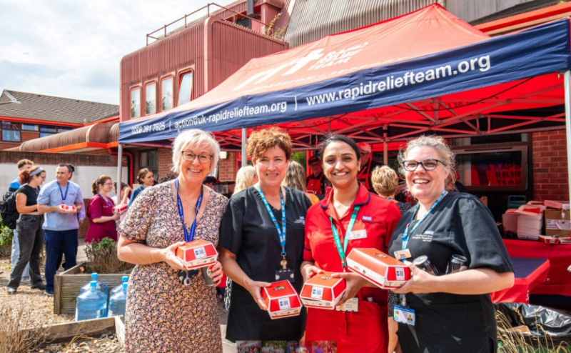 Charity serves 700 hospital workers as thank you for “incredible endurance”