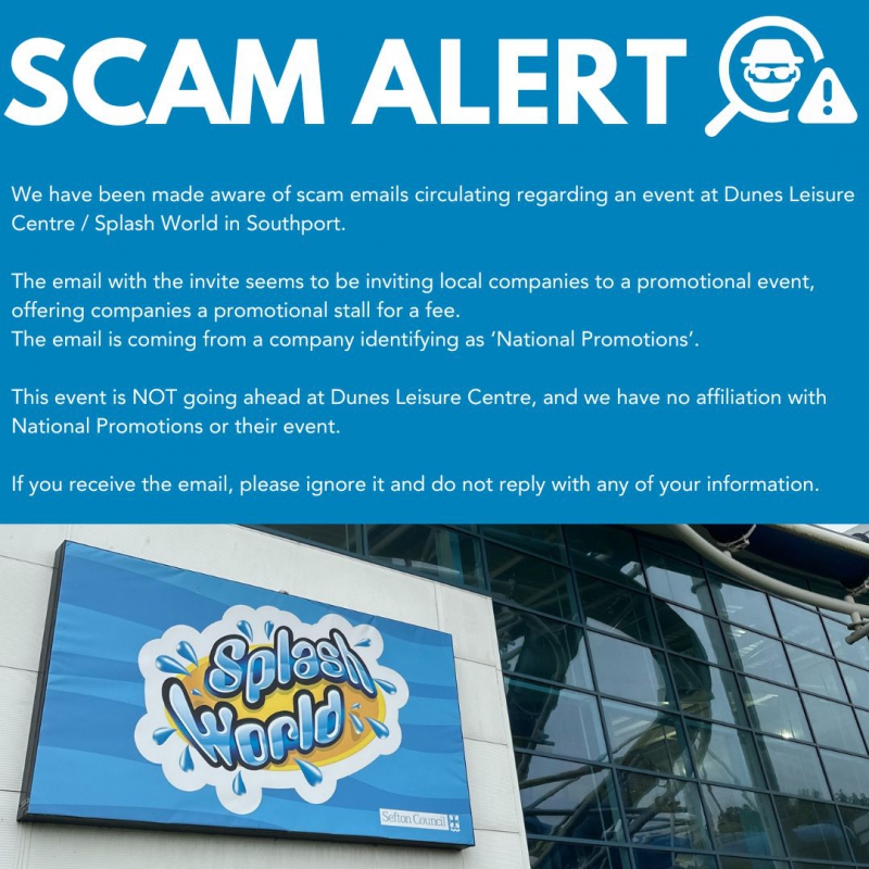 Scam Alert for local businesses