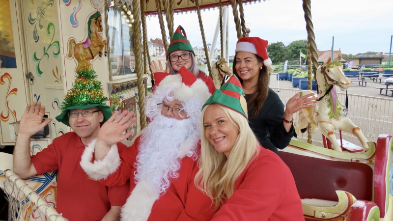 Families to enjoy new Breakfast With Santa in Southport with food, gifts and Carousel rides