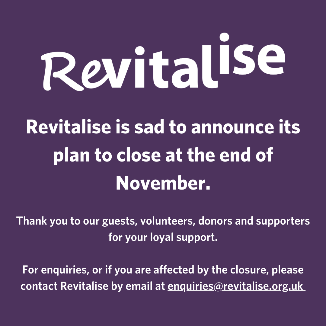 Revitalise announces plan to close