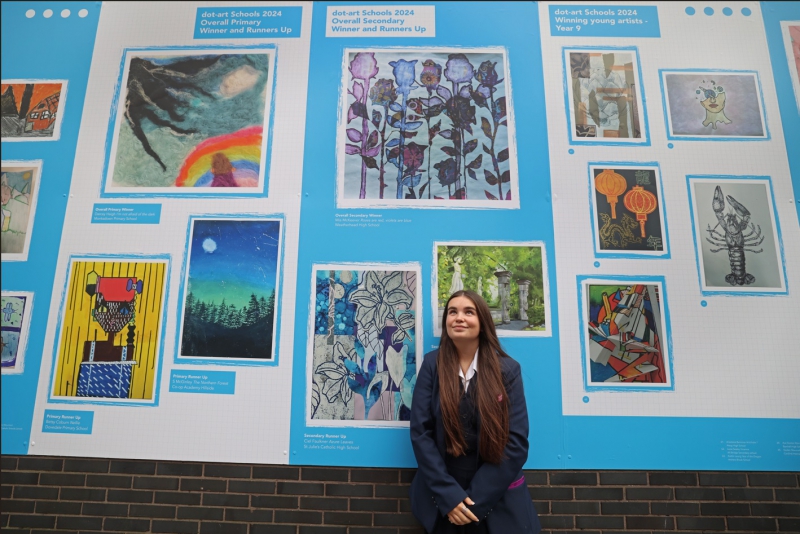 Dot-art Schools Winning Artists 2024 Display Opens in Liverpool ONE